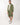 Coordinato Kimono bermuda in misto lino verde