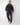 Coordinato tuta cropped cappuccio blu