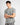 T-shirt regular fit in cotone grigia 