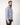Camicia boxy fit fluida righe blu 