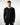 T-shirt manica lunga a costine nero 