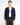 Cardigan basic con bottoni blu 