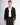 Cardigan basic con bottoni nero 