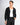 Cardigan basic con bottoni nero 