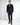 Abito monopetto con pantalone fondo stretto blu 