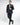 Abito doppiopetto con pantalone fondo stretto blu 