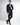 Abito doppiopetto con pantalone fondo stretto blu 