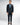 Abito doppiopetto con pantalone fondo stretto blu 