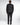 Abito doppiopetto con pantalone fondo stretto nero 