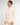 Abito collo coreano fondo stretto beige 