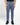 Abito collo coreano fondo stretto denim 