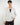 Camicia fluida grid bianco 