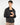 Camicia fluida rigata nero 