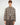 Camicia check cropped fit marrone 