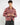 Camicia check cropped fit rosso 