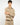 Camicia cropped fit in gabardine beige 