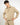 Camicia cropped fit in gabardine beige 