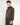 Camicia cropped fit in gabardine moro 