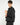 Camicia cropped fit in gabardine nero 