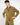 Camicia cropped fit in gabardine verde oliva 