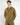 Camicia cropped fit in gabardine verde oliva 