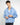Camicia rigata balloon azzurro 