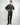 Camicia rigata balloon nero 