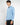 Camicia classica riga larga regular fit azzurro 
