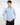 Camicia classica riga stretta regular fit cielo 
