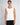 Canotta in cotone elasticizzato bianco 