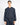 Felpa college doppio cursore blu 