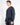 Felpa college doppio cursore blu 