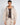 Felpa scuba con cappuccio doppio cursore beige 