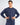 Felpa girocollo regular fit blu 