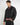 Giubbino Urban crop fit in denim morbido nero 