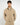 Giubbino in gabardine con doppio collo beige 