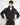 Giubbino in gabardine con doppio collo nero 