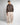 Giubbino ecopelle cropped fit moro 