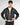 Giubbino ecopelle cropped fit nero 