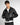 Giubbino ecopelle cropped fit nero 