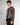 Giubbino ecopelle cropped fit scollo a v moro 
