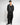 Giubbino ecopelle cropped fit scollo a v nero 