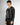 Giubbino ecopelle cropped fit scollo a v nero 