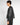 Giubbino ecopelle cropped fit scollo a v nero 