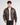 Giubbino bomber in ecopelle moro 