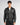 Giubbino bomber in ecopelle nero 