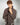 Giacca Core crop fit marrone 