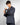 Giacca doppiopetto oversize con rever ampio blu fiammato 