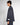 Giacca doppiopetto oversize con rever ampio blu fiammato 