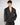 Giacca doppiopetto oversize con rever ampio nero 